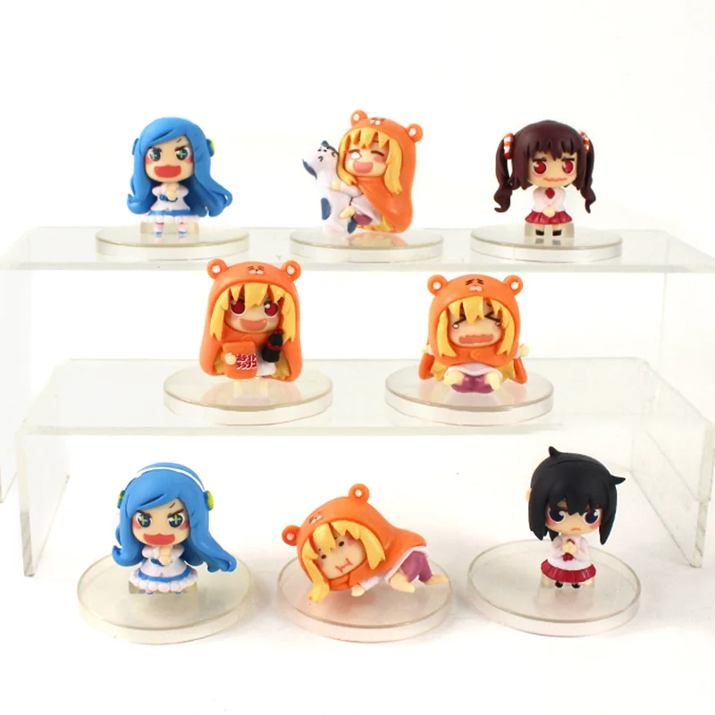 4 5 см 8 шт./лот аниме Sankaku голова Himouto Умару Чан дома ПВХ экшн Фигурки игрушки