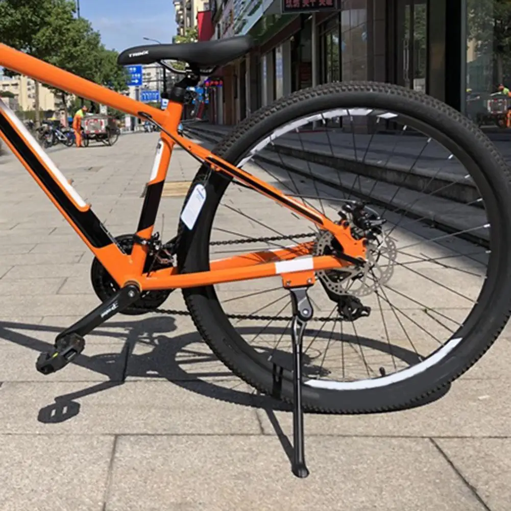 Cycling Kickstand Excellent Black Portable Adjustable Length Kick Stand for Bike Side | Спорт и развлечения