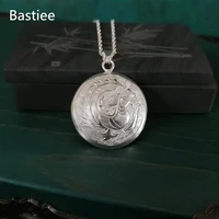 bastiee 9999 sterling silver medal phoenix pendant for women high purity miao silver pendants luxury jewelry ethnic jewelri