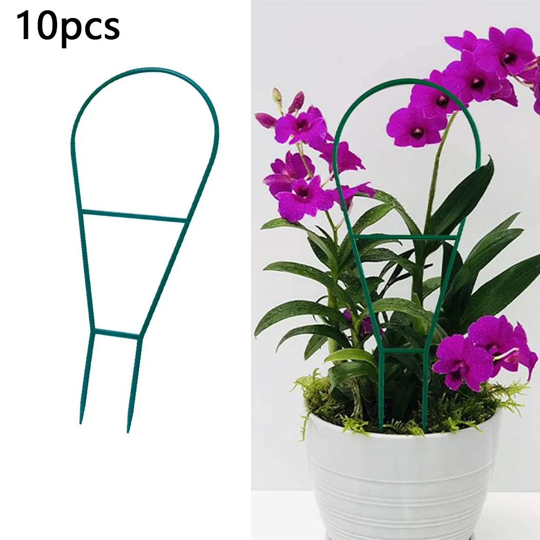 

10Pcs New Garden Metal Climbing Plant Support Frame Trellis Vine Garden Tool Climbing High Quality