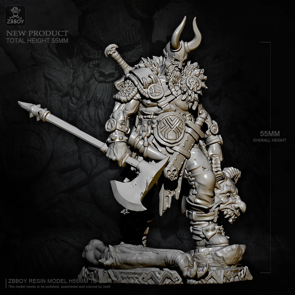 

55MM Resin model kits DIY toy self-assembled TD-2447