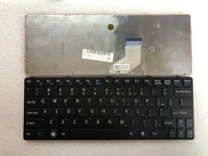 

Новая клавиатура для ноутбука SONY VAIO SVE11 SVE111 SVE11113FXB SVE11115EG SVE111 15ELW, американская раскладка, черная с рамкой