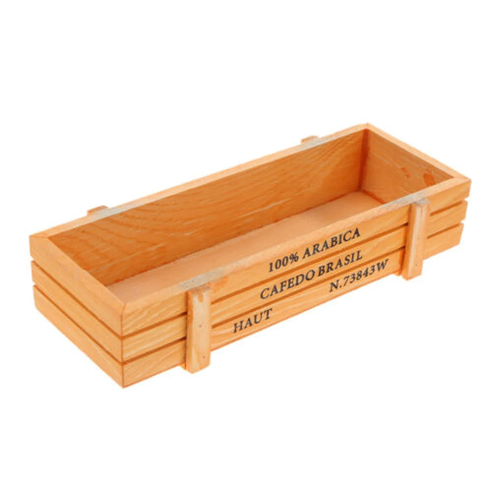 Wooden Garden Herb Planter Window Box Trough Pot Succulent Flower Plant Bed | Дом и сад