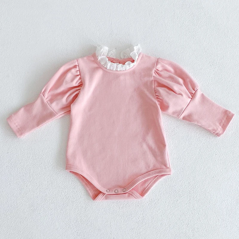 

Korean Style Spring Autumn Baby Girls Clothes Newborn Baby Girls Jumpsuit Cotton Long Sleeve Toddler Baby Girl Bodysuits