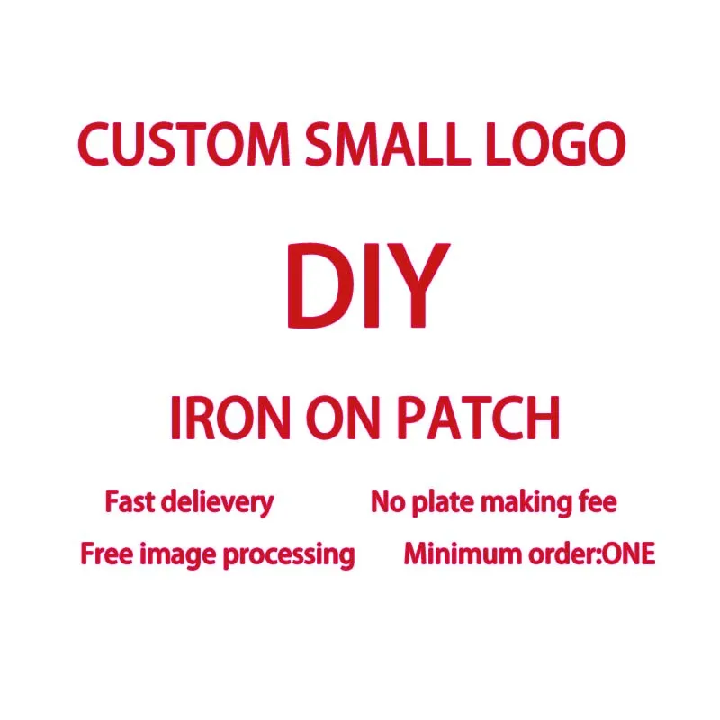 

Small logo Custom Clothes Sickers Thermal transfer printing Heat Transfer PVC Patch Character Patch for Clothing Iron Transfer