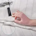 Первичная Ткань для вышивания, подложка, ткань 1 м x 5 м для использования ковровых ружьев, ткацкий вязаный ковер, ткань для промышленной вышивки