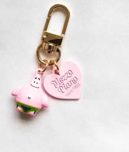 Новый мультфильм сердце любовь брелок для ключей ювелирные аксессуары Брелки