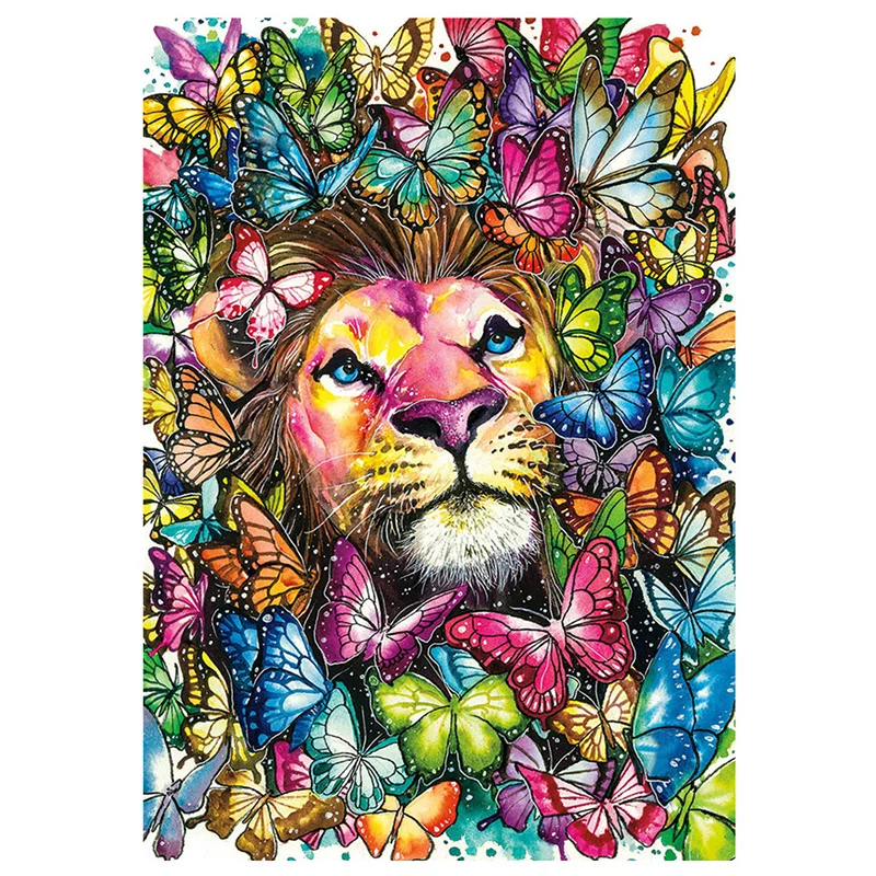 

Diy 5d Full Diamond Embroidery Animal Mosaic Diamond Painting Flower Butterfly Tiger Handmade Furniture Decoration Hobby Gift