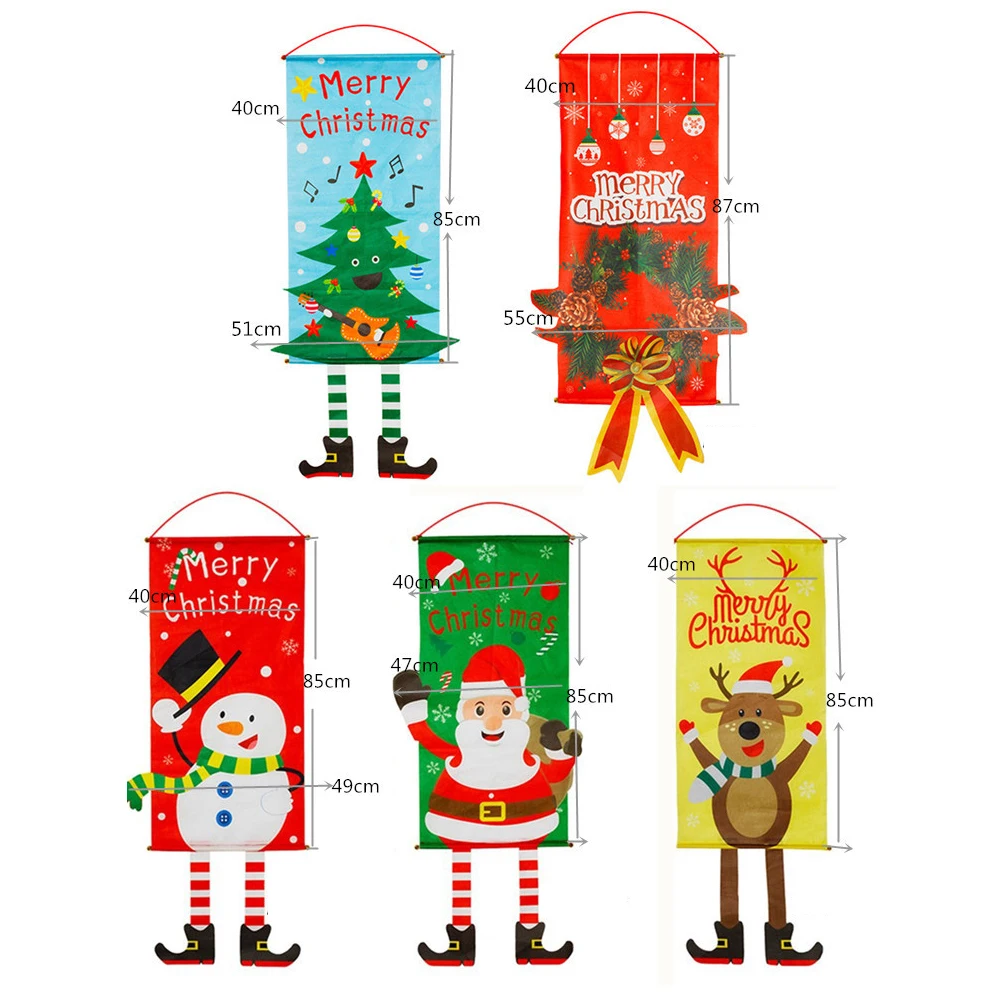 Гирлянда С Рождеством Декор для дома Рождественский украшения Рождество на