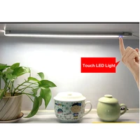rechargeable led touch sensor kitchen cabinet light lamp dc 5v wardrobe closet showcase bookshelf white lamp