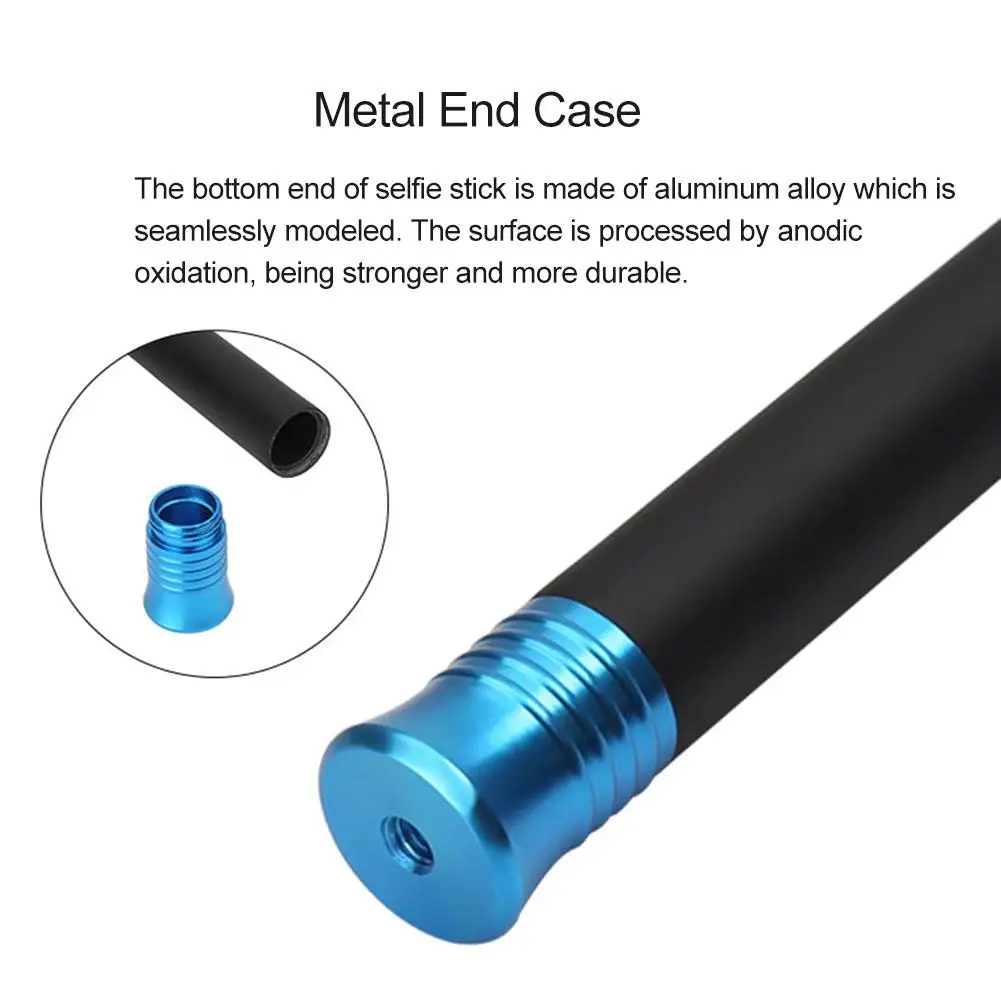 Палка для селфи TELESIN из углеродного волокна GoPro / YI SJCAM и других аксессуаров