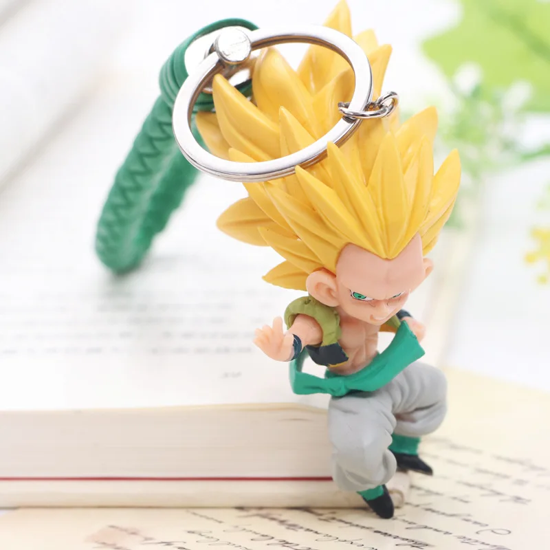 

Key Chain Dragon Ball Saiyan Son Goku Majin Buu Model Toy Action Figure Classic Anime Color Box Ornaments Gift Toy Collection