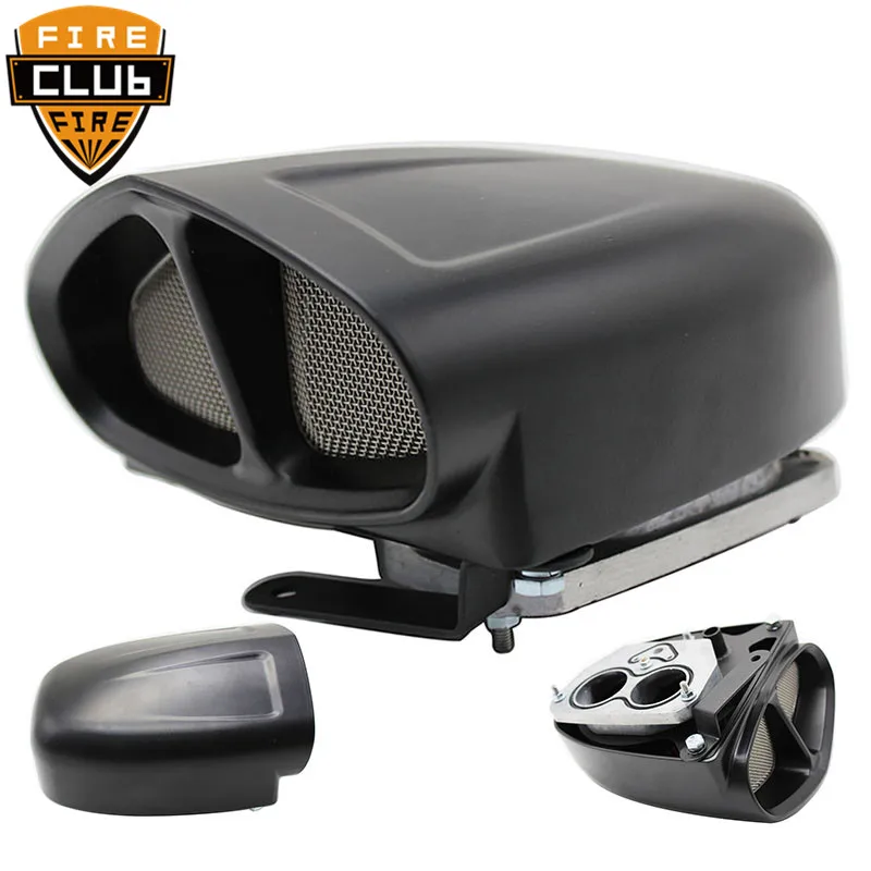 Аксессуары для воздушных фильтров мотоциклов комплект черных воздухозаборников