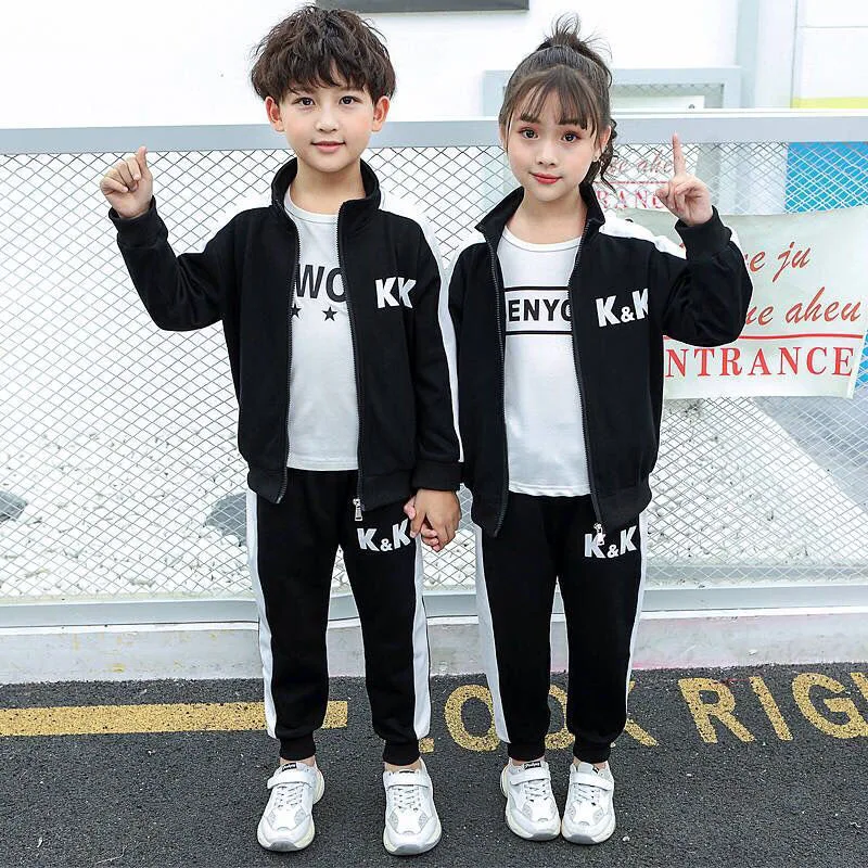 Детский спортивный костюм с буквенным принтом на Возраст 4-10 лет | Детская одежда