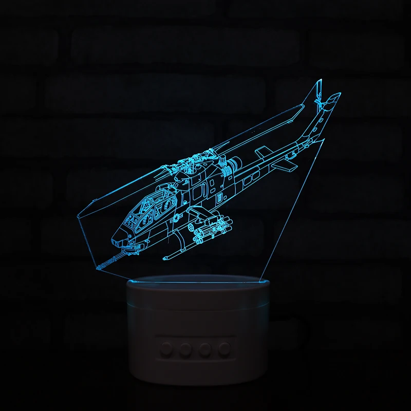 3D светильник динамик с bluetooth светодиодный ночной Светильник для детей Usb лампа на