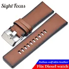 Ремешок кожаный для часов Diesel DZ7374, винтажный коричневый браслет для наручных часов, браслет в стиле ретро, с классической пряжкой, 24 мм 26 мм 28 мм