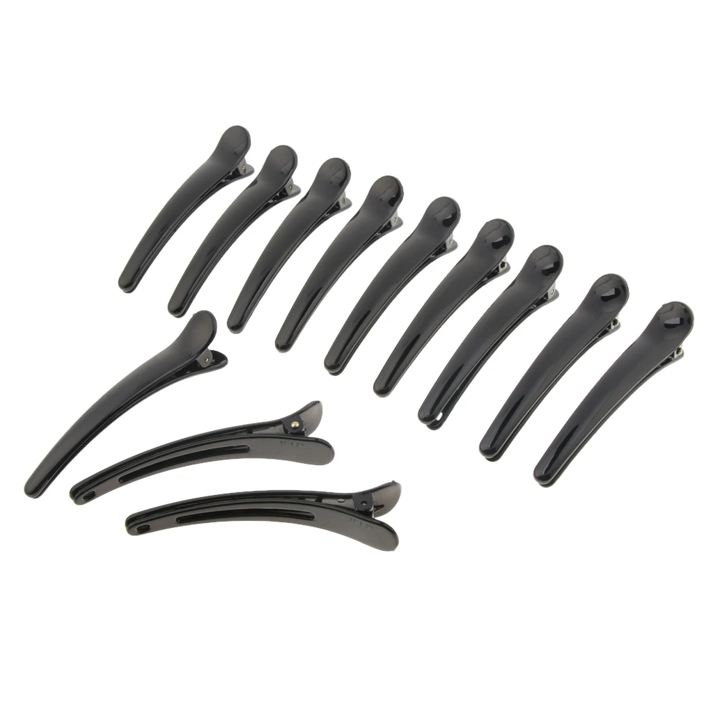 Нескользящие зажимы для волос с зубцами утки 12 шт. зажим аллигатора аксессуары