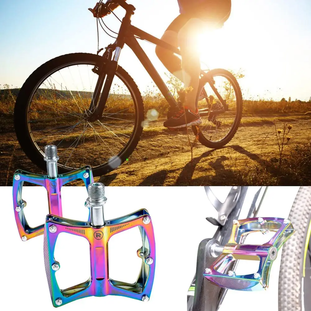 

Non-Slip Flat Mountain Bike Pedals 3 Bearings Platform Bicycle Flat Alloy Pedals Pedals Alloy Flat Pedals Bicicleta Pedal Part