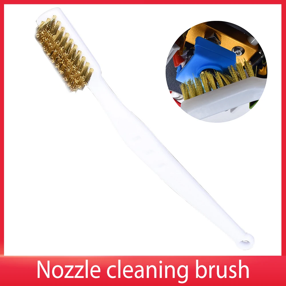 

3D Printer Cleaner Tool Copper Wire Toothbrush Handheld Cleaning Brush For Nozzle Heater Block Hotend Parts Cleaning Equipment