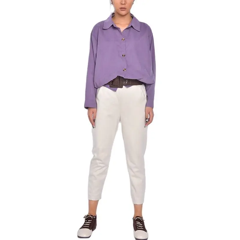 Женские блузки куртки Классическая рубашка Высококачественная уличная одежда