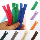 Нейлоновая Высококачественная молния горячая Распродажа для брюк 20 см сумки швейные инструменты карамельные цвета одежда прочный популярный закрытый конец 5 шт.лот