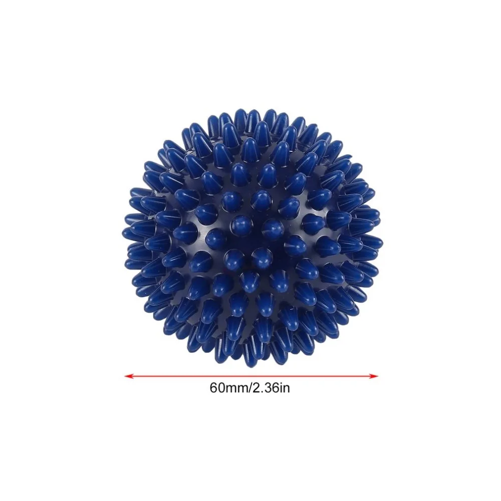 6 см ПВХ высокой плотности колючий Массажный мяч боль в ногах подошвенный фасциит