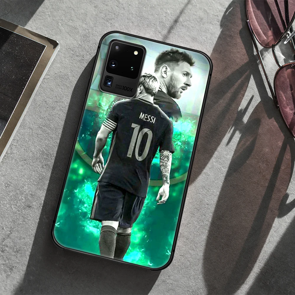 

Football superstar messi 10 Phone Case Cover Hull For Samsung Galaxy S 7 8 9 10 e 20 FE edge uitra plus Note 9 10 20 black Prime