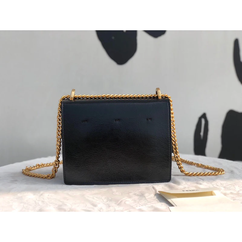 

2021 New Classic Luxury Brand Fashion Simple Square High Quality Leather Women's Designer Handbag Lock Shoulder Messenger Bags