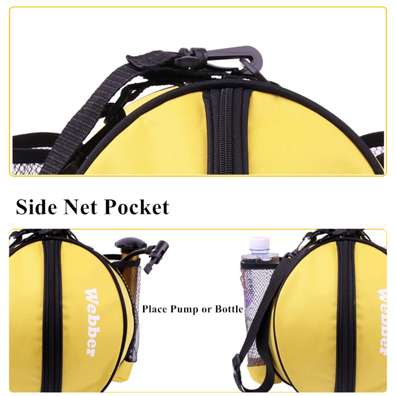 Universal Sports Bag Basketball Football Volleyball Backpack Handbag Round Shape Adjustable Shoulder Strap Knapsacks Storage | Спорт и