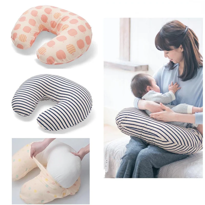 

Breastfeeding Pillow Multifunctional Baby Feeding Pillow Newborn Supplies Learning Sitting Pillow Pure Cotton Shaped Pillow