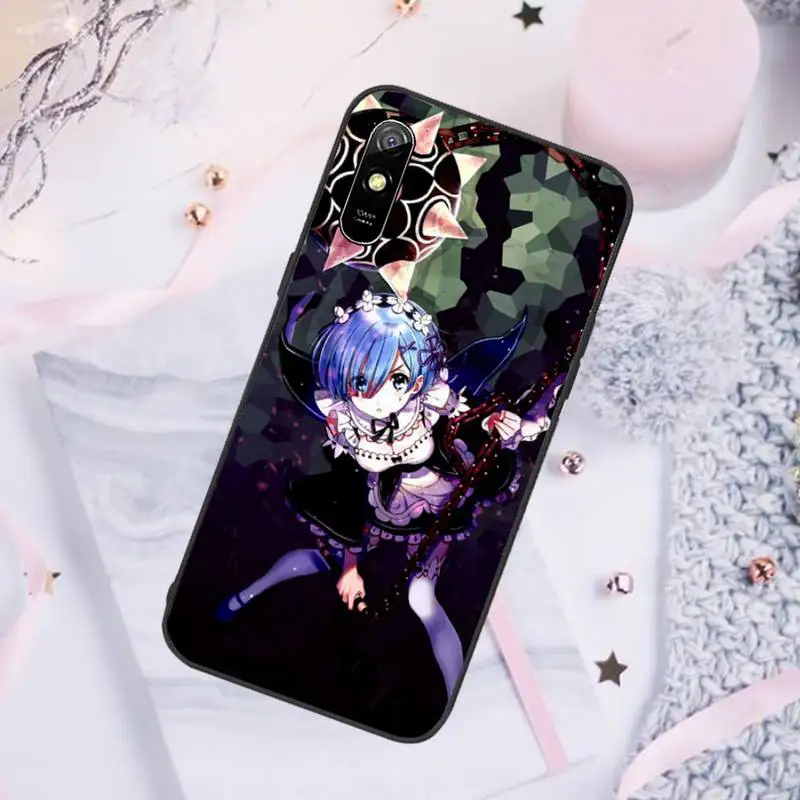 

Anime Re Zero Rem Phone Case For Xiaomi Mi Redmi Note 7 8 9 pro 8T 9T 9S 9A 10 Lite pro