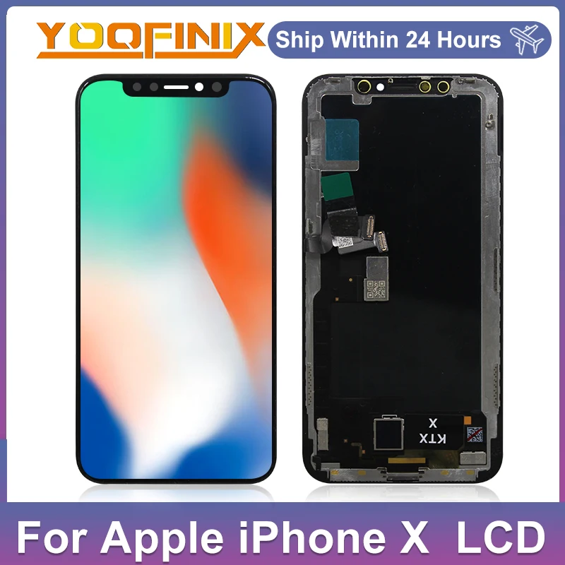 

AAAAA+++ 5.8"For iPhone X LCD Display Touch Screen Digitizer For iPhone 10 LCD A1865 A1901 A1902 A1903 Display Replacement Parts