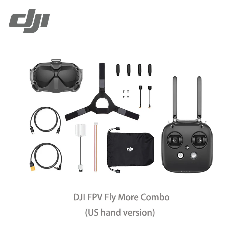 FPV Fly MoreCombo(US DJI FPV Experience Combo/DJI FPV Fly More Combo VR очки для перекрестной машины Дрон поддержка HD720p/120fps разрешение - Цвет: FPV Fly MoreCombo(US