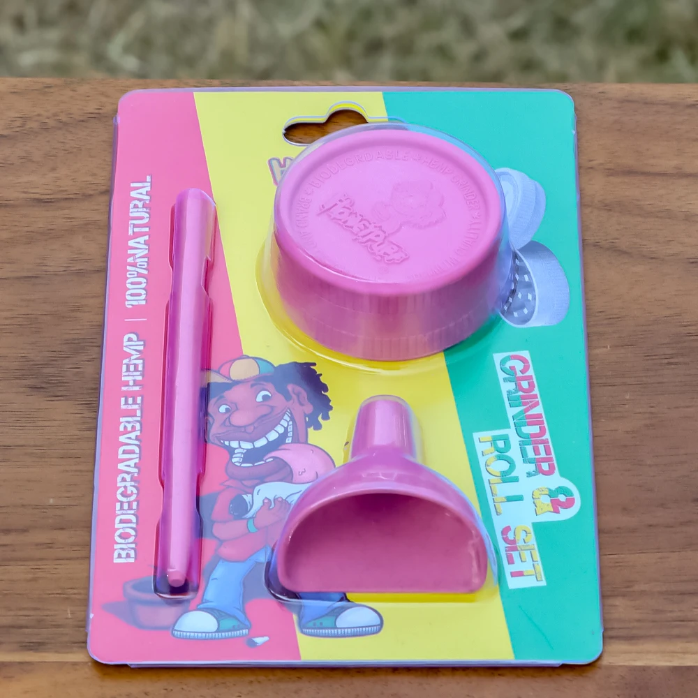 HONEYPUFF Smoke Kit Eco Biodegradable Grinder + Rolling Cone Small Funnel King Size Papers Tools | Дом и сад