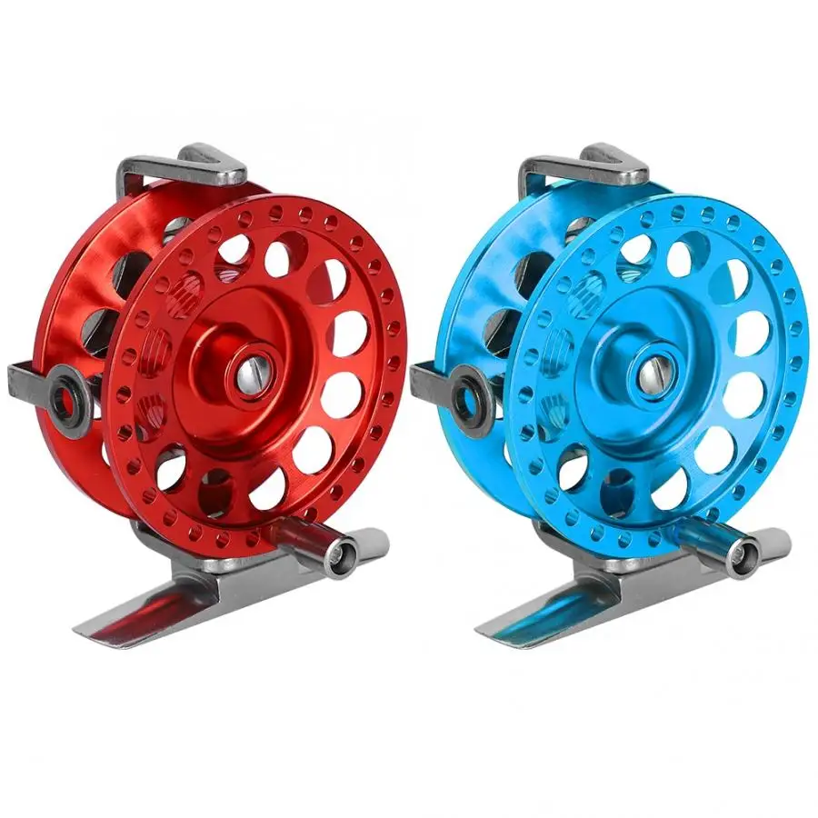 Катушка для подледной рыбалки полностью из алюминиевого сплава левая/правая
