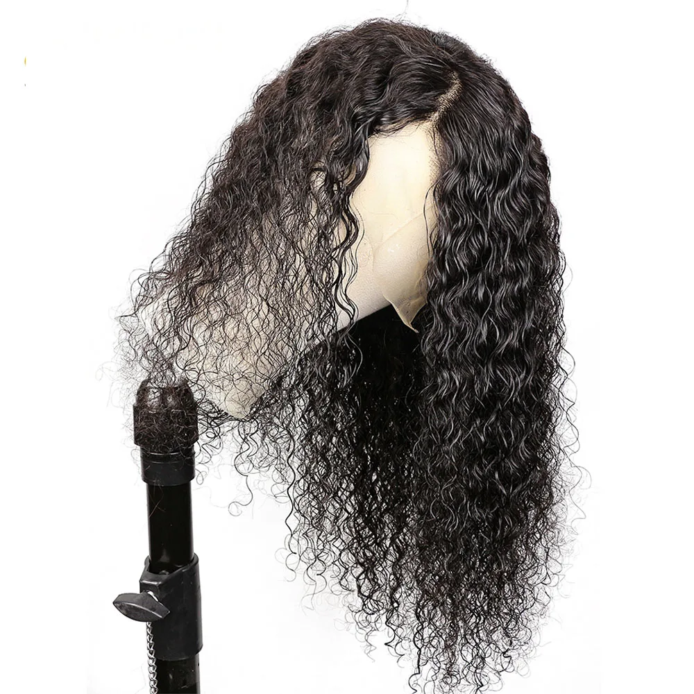 Кружевные передние человеческие волосы парики с детскими волосами бразильские