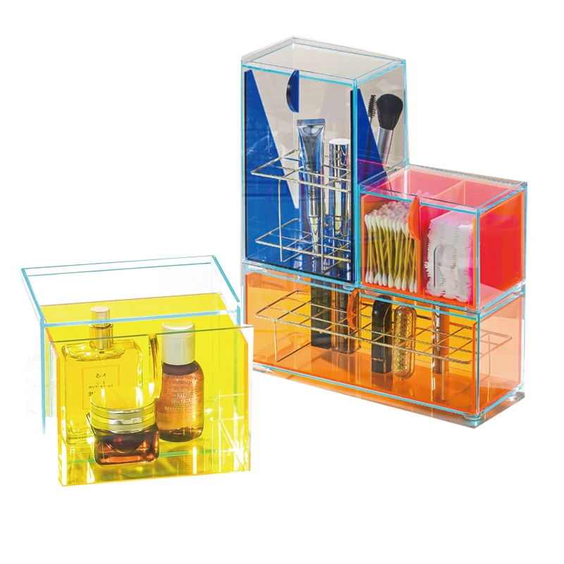 

Storage rack storage box acrylic display box transparent cosmetics lipstick box multilayer jewelry box