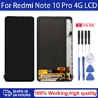 ЖК-дисплей 6,67 дюйма для Xiaomi Redmi Note 10 Pro, 4G, Redmi Note 10 Pro Max, дисплей и сенсорный экран с дигитайзером и рамкой в сборе, оригинал