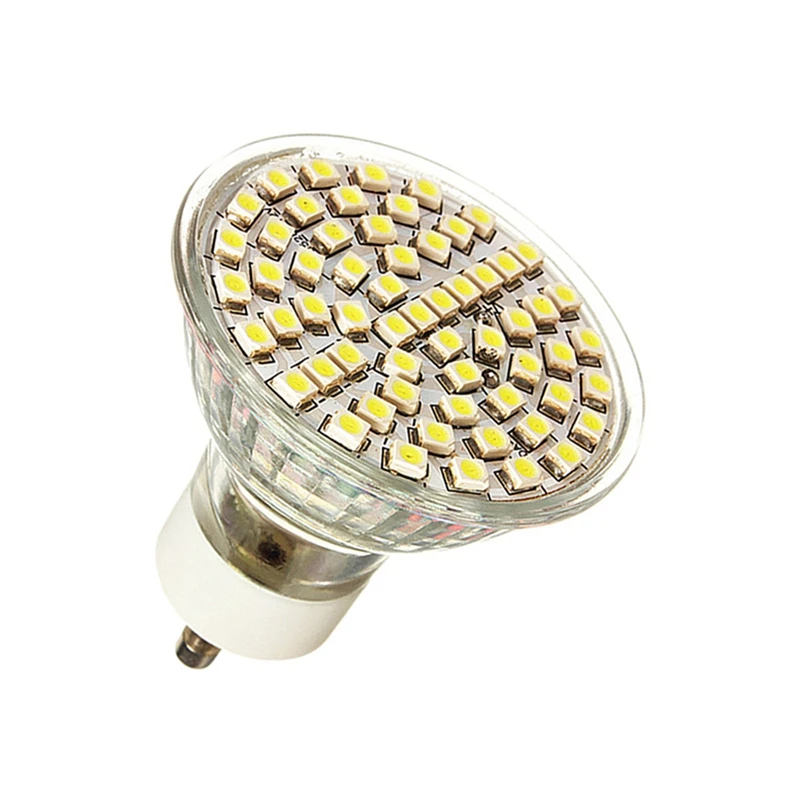 GU10 3 Вт 60 3528 SMD Светодиодная лампа 110В AC12V Тип цоколя: 60-3528 Напряжение лампы: 110 В