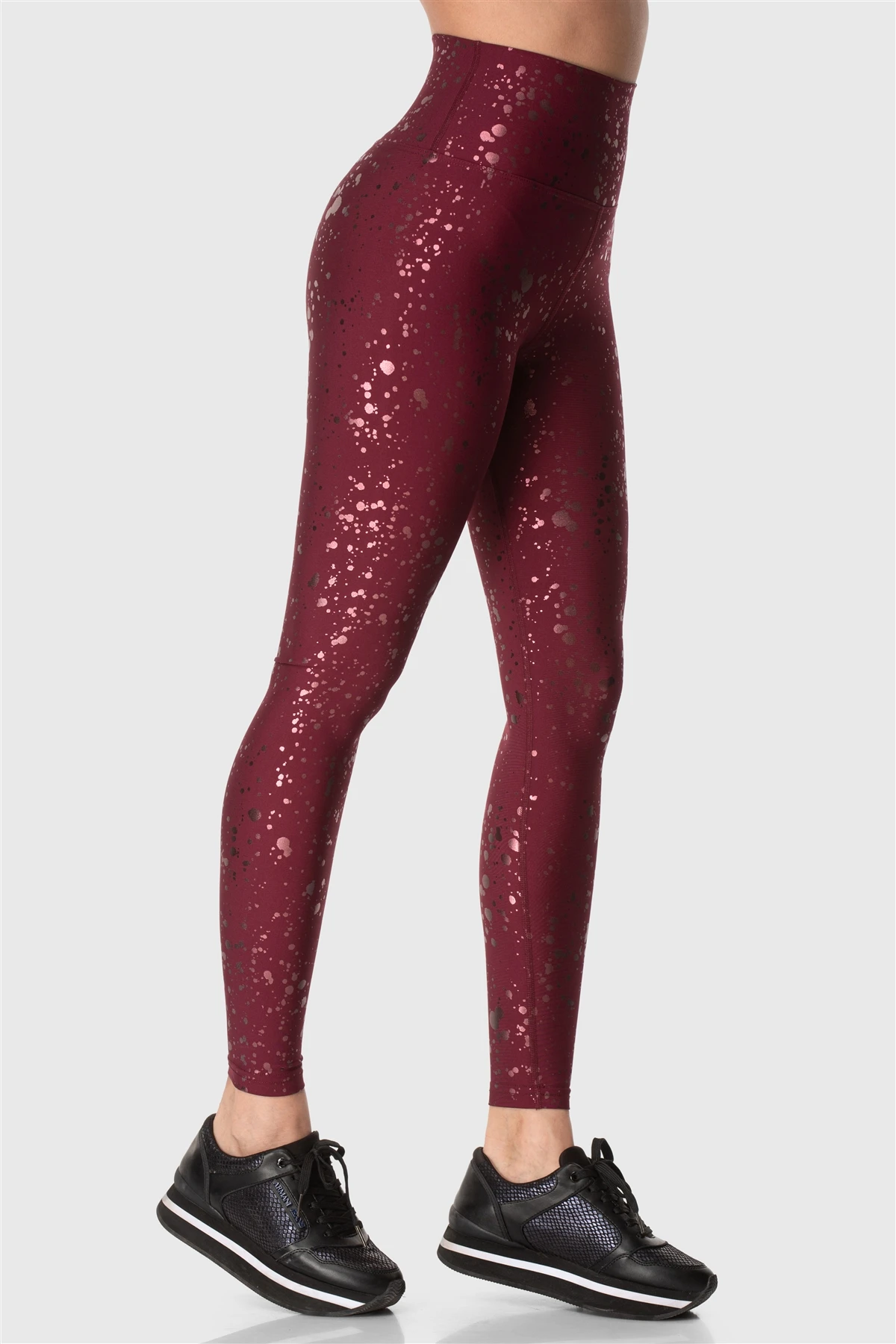 Superstacy High Waist Patterned Cherry Sports Leggings