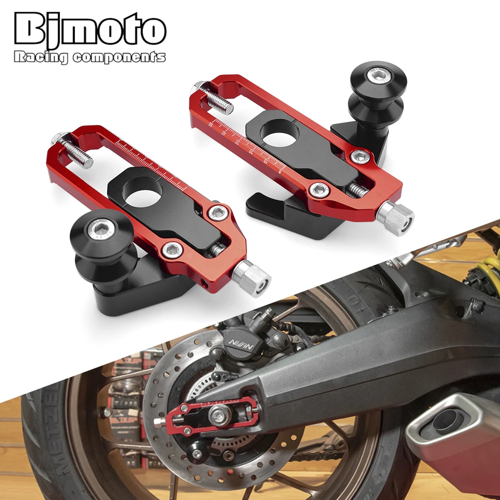 

Bjmoto Chain Adjusters Tensioners Catena with Spools For Honda CB650R CBR650R 2019-2020 CB650F CBR650F 2014-2016 Chain Adjusters