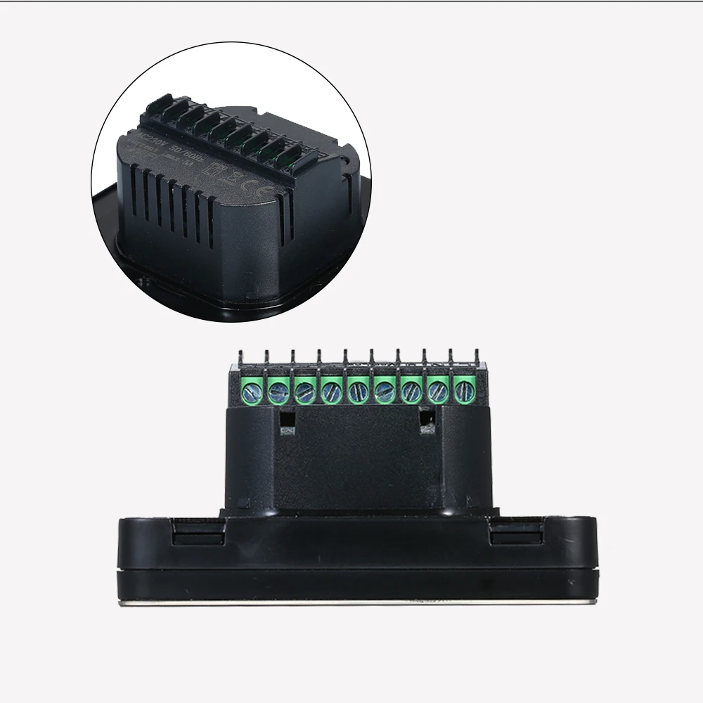 WiFi сенсорный Scereen центральный кондиционер вентилятор термостат цифровой