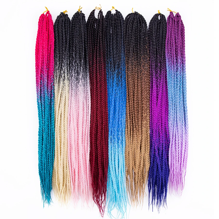 Шлем с эффектом омбре оплетка для конского хвоста со свиным хвостом и градиентом