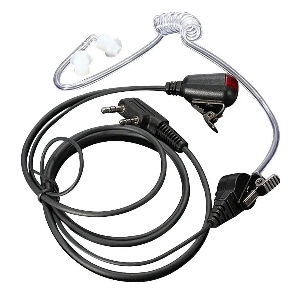 

2 Pin Acoustic Tube Talkie Walkie Mic Earpiece Headset for Kenwood TK-3118/2118