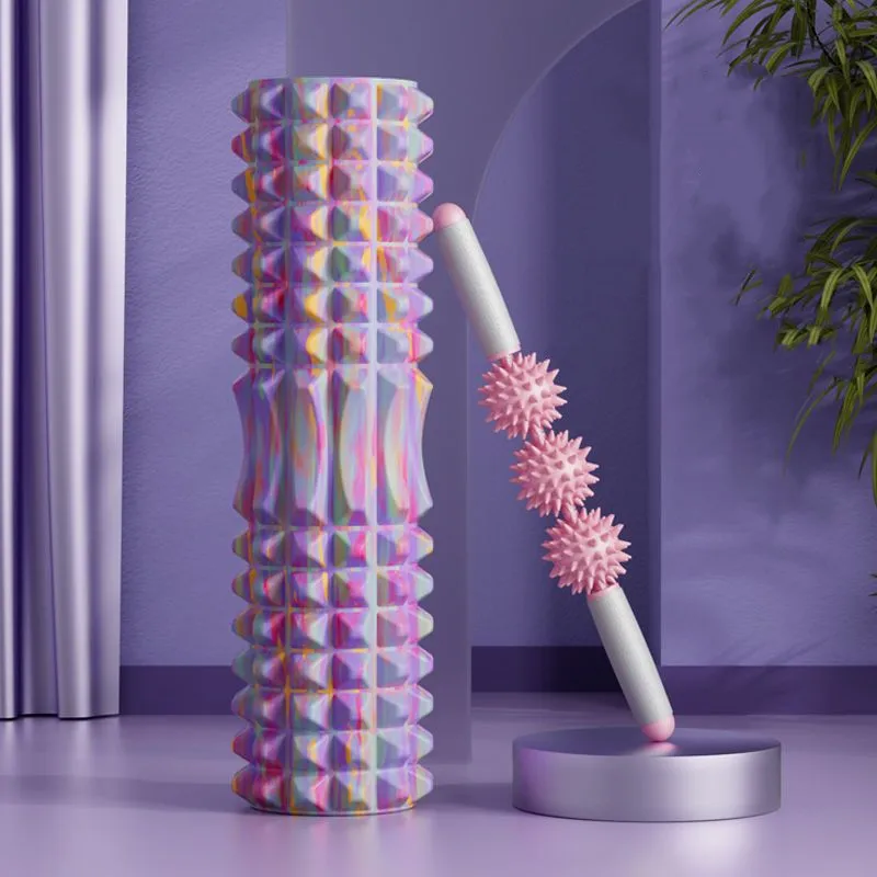 

Foam Roller Muscle Relaxer Stovepipe Roller Stick Yoga Column Skinny Leg Massage Fitness Equipment Workout From Home