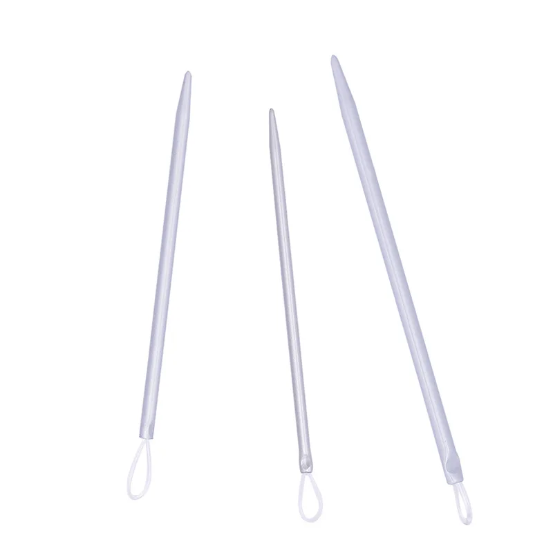 3 шт./компл. вязальные спицы с большими глазами из нейлоновой проволоки Швейные