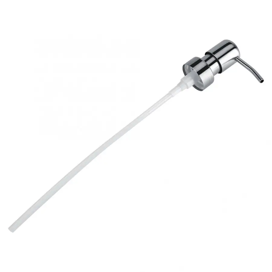 1Pc 304 Stainless Steel Liquid Soap Shampoo Silvery white Pump Kitchen Bathroom Use (for 2.5cm) | Дом и сад