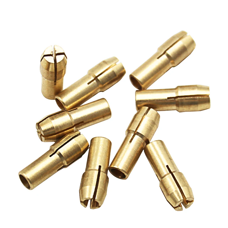 10 шт. латунь цанговый ручек болтов гаек винтов 0 5 мм-3 2 мм буровое долото из
