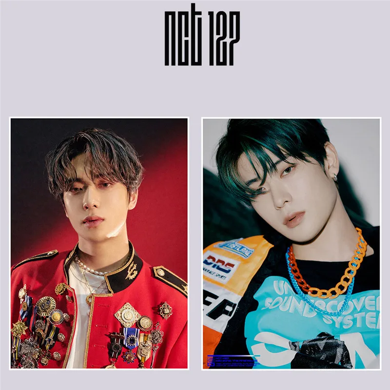 

KPOP 2PCS/SET NCT 127 Self-adhesive Poster Wall Stickers Neo Zone Taeyong Poster Stickers Fans Collection wj435