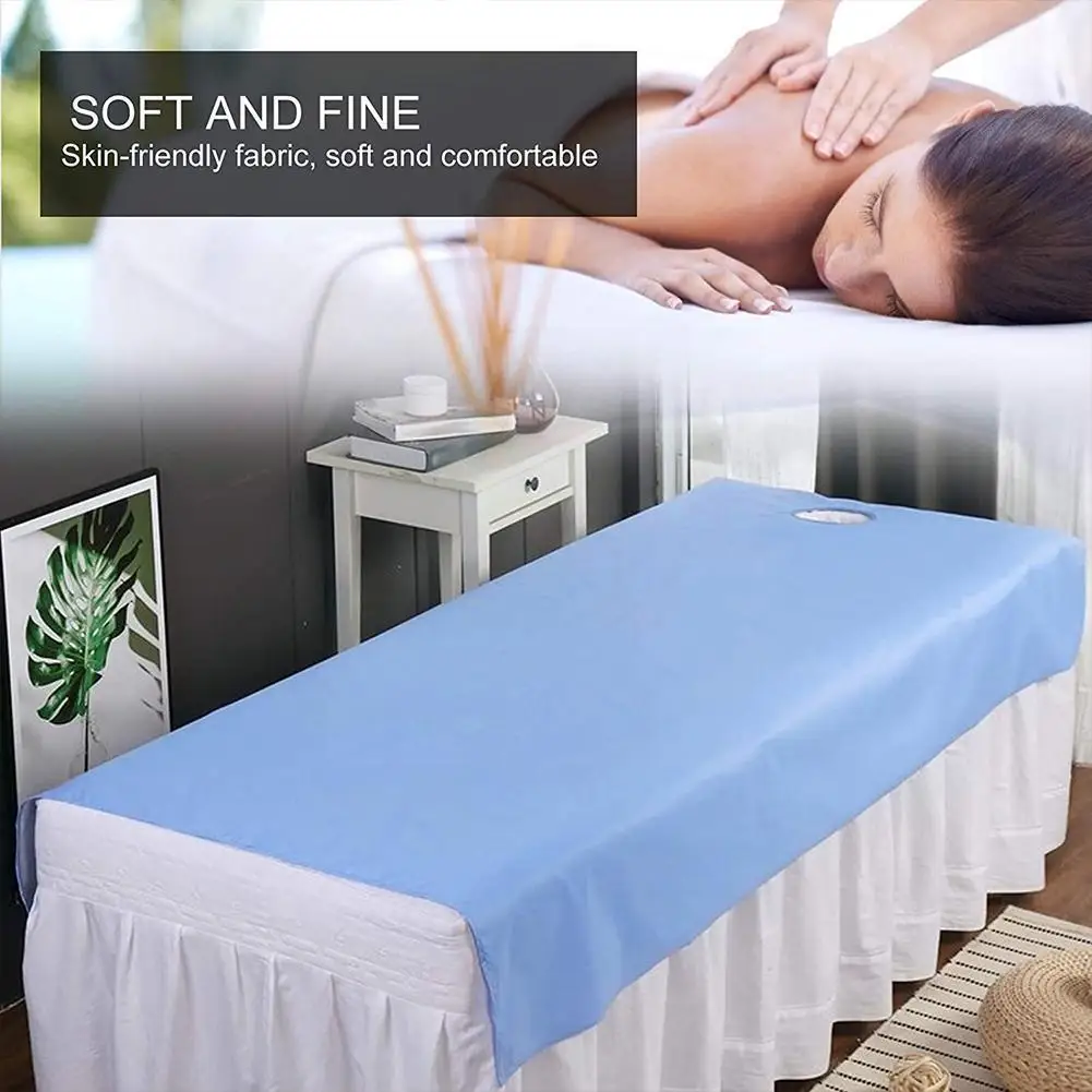 

1Pcs Professional Cosmetic Beauty Salon Massage Sheets Sheet Cover Massage Treatment Hole With Body Bed SPA Relaxation SPA N3B8